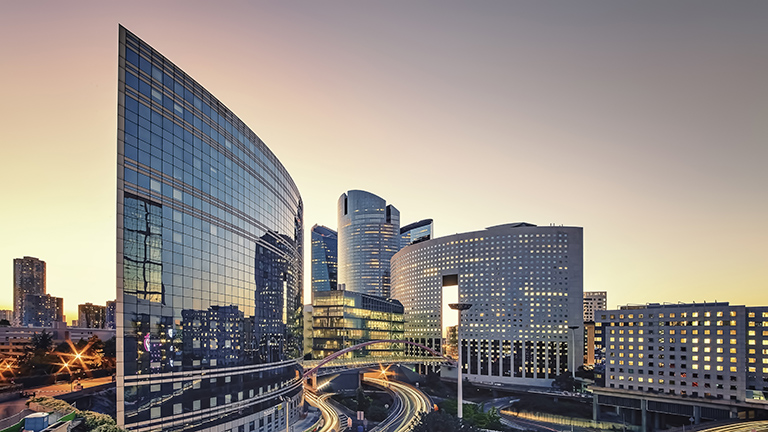 La Defense, business district in Paris