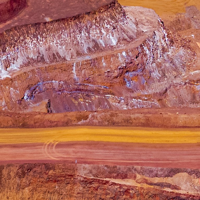 Abstract stone pattern layers