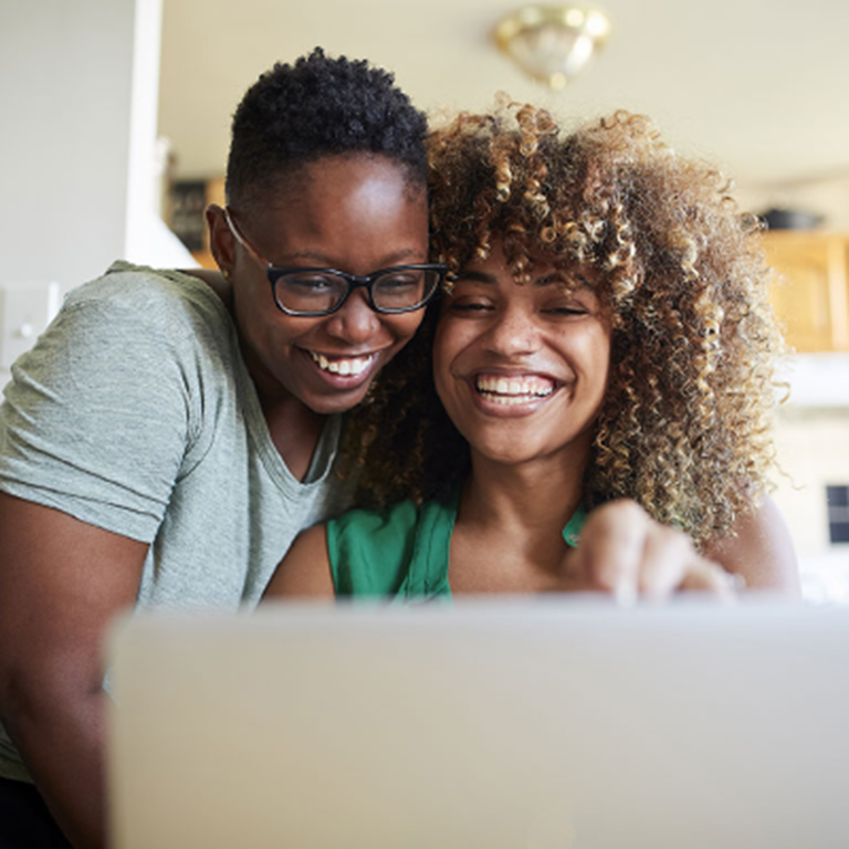 African American female couple