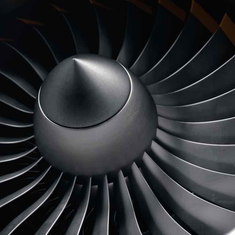 Aircraft jet engine turbine