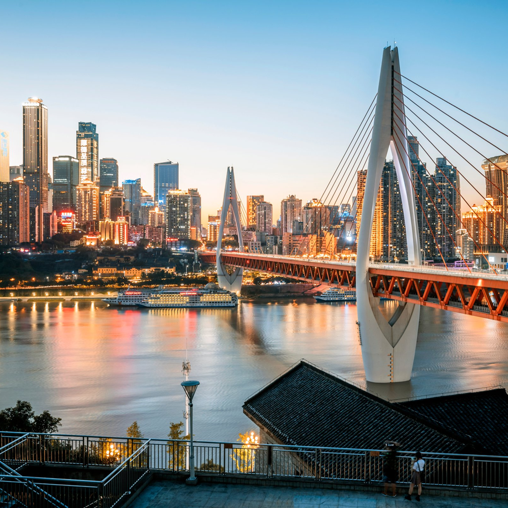 Asia city landscape
