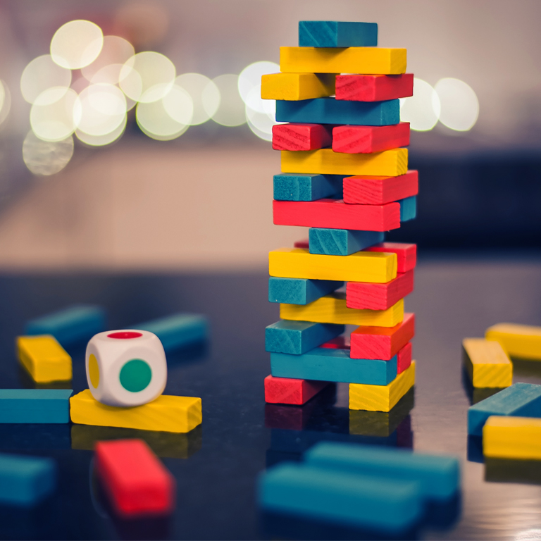 Colorful building blocks