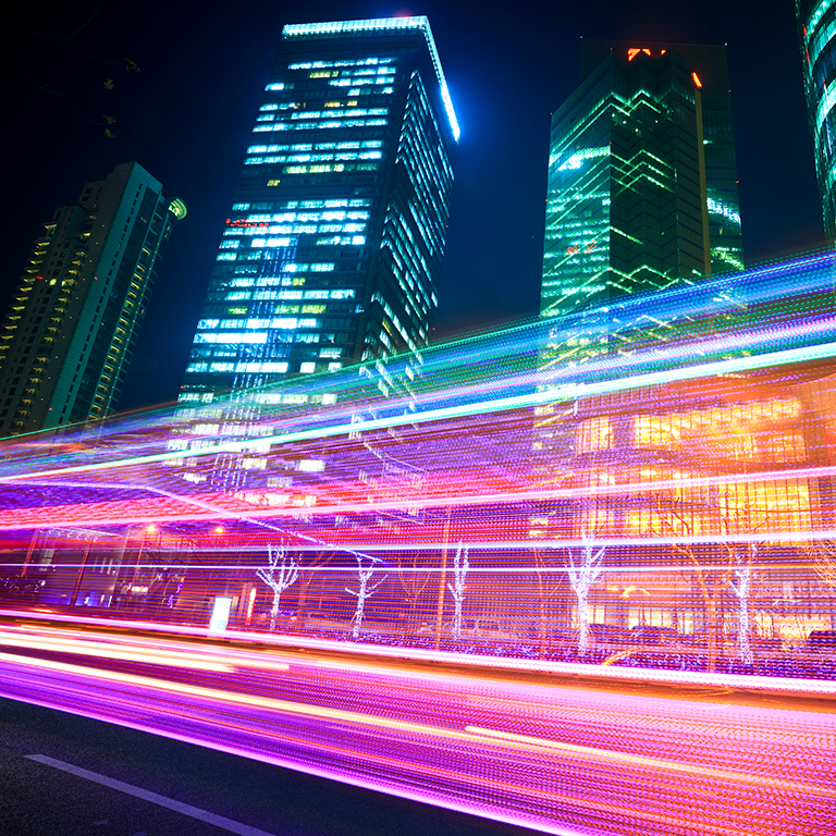 City Light Trails