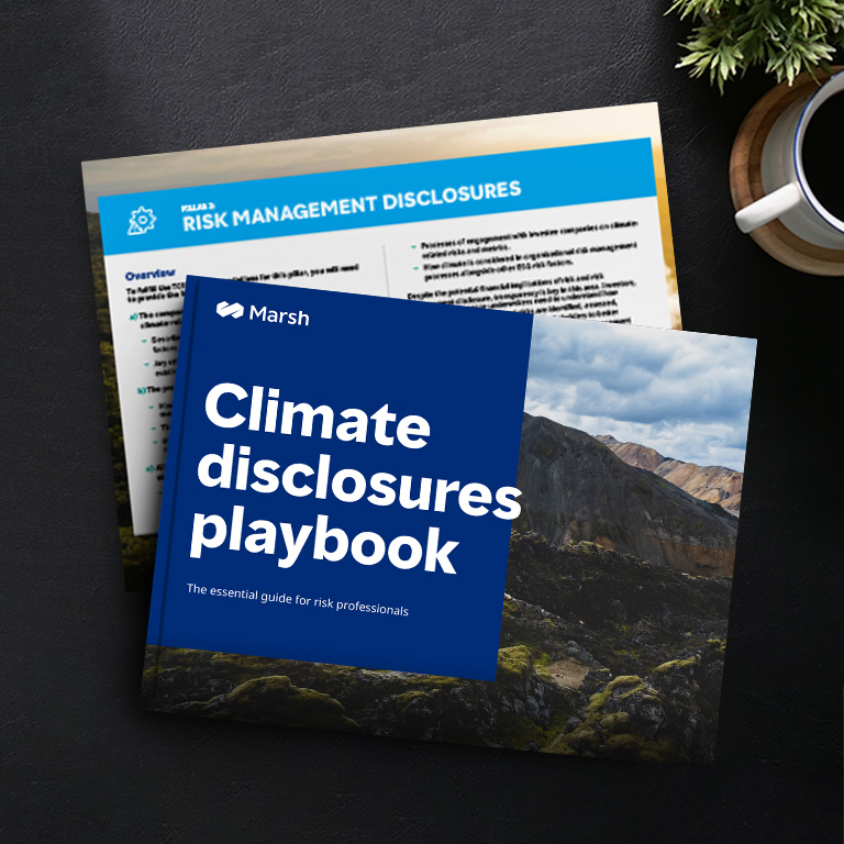 Climate disclosure playbook