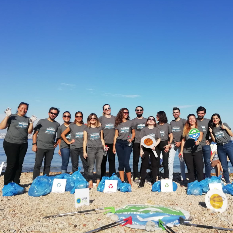 Marsh Turkey coastal clean up with TURMEPA