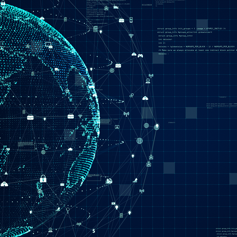 Digital data connection concept