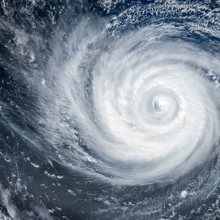 Super Typhoon, tropical storm, cyclone, hurricane, tornado, over ocean. Weather background. Typhoon,  storm, windstorm, superstorm, gale moves to the ground.  Elements of this image furnished by NASA.