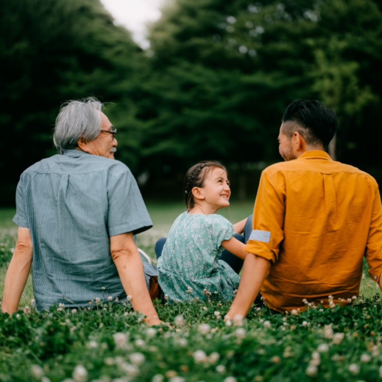 Family in picnic