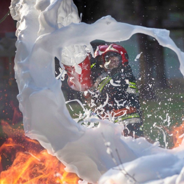 Fire extinguishing using modern methods