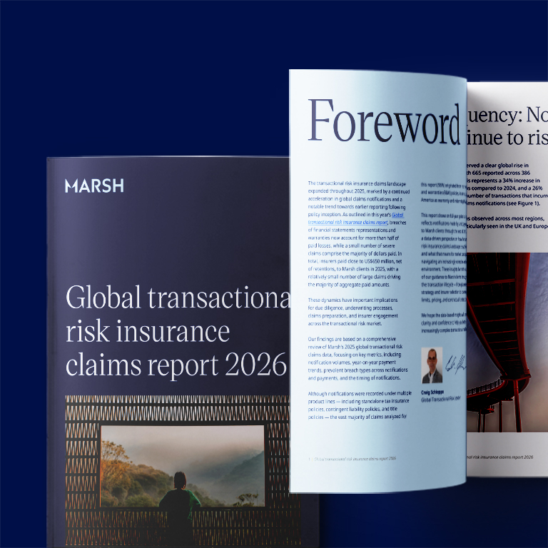 global transactional risk claims report 2026