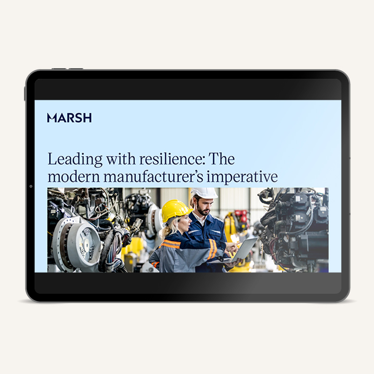 Manufacturing resilience guide
