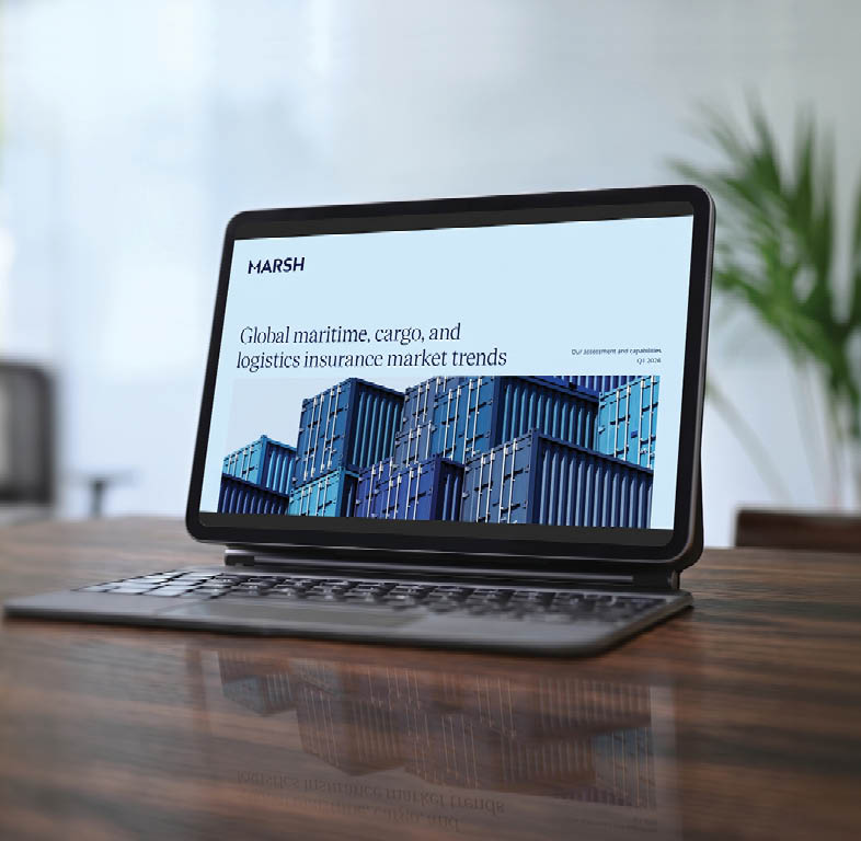 Maritime cargo logistics insurance market trends q1 2026