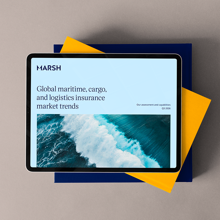 Global maritime, cargo and logistics insurance market trends report – Q3 2026