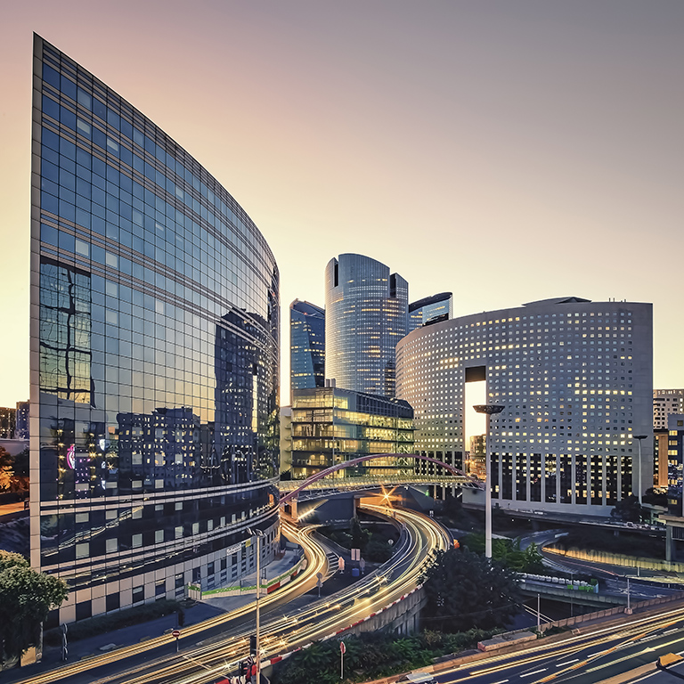 La Defense, business district in Paris