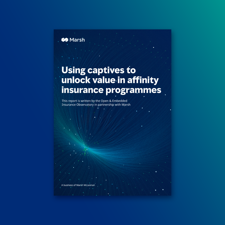 Using captives to unlock value in affinity insurance programmes