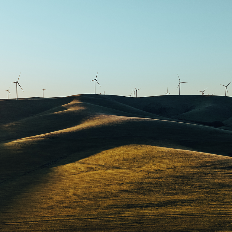Wind turbines in South Australia